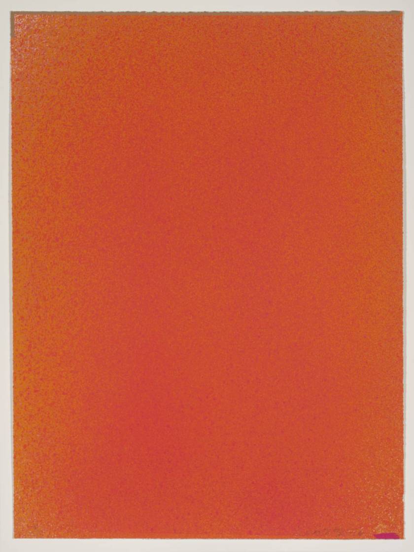 Magenta-Orange I 1970 by Jules Olitski 1922-2007